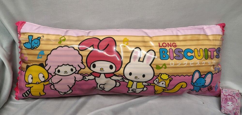 Sanrio Japan Sanrio Kuji: My Melody Pochacco and Cinnamoroll Long Cushion Pillow